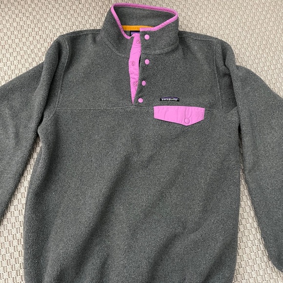 Patagonia Womens Synchilla Snap T Medium RARE - Picture 2 of 6